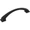 Jeffrey Alexander 128 mm Center-to-Center Matte Black Arched Roman Cabinet Pull 944-128MB - alternate 1